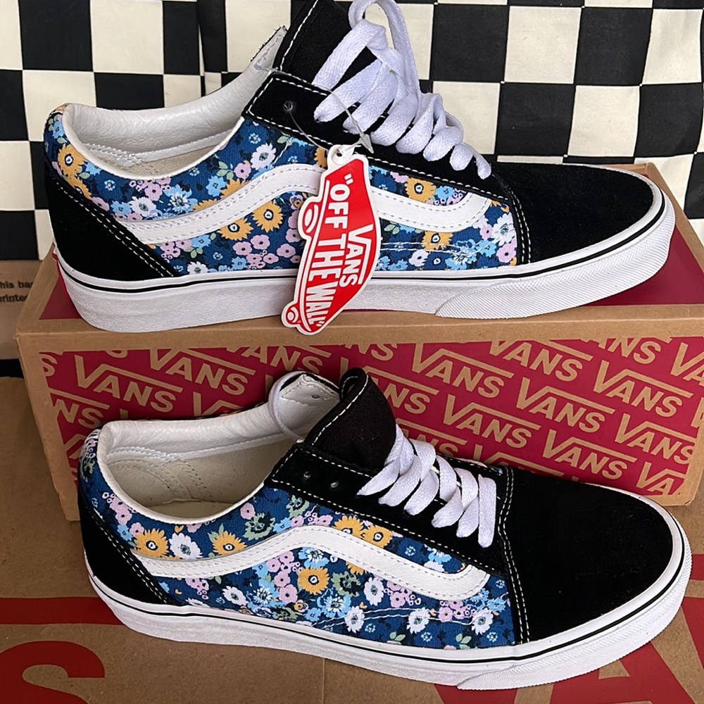 Vans Old Skool Floral Black/Multi Men’s sneakers - Picture 3 of 16